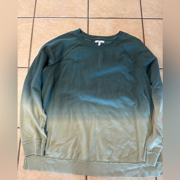 Maurices Tops - Green‎ Ombre -Tie  dye Sweatshirt-5/$25